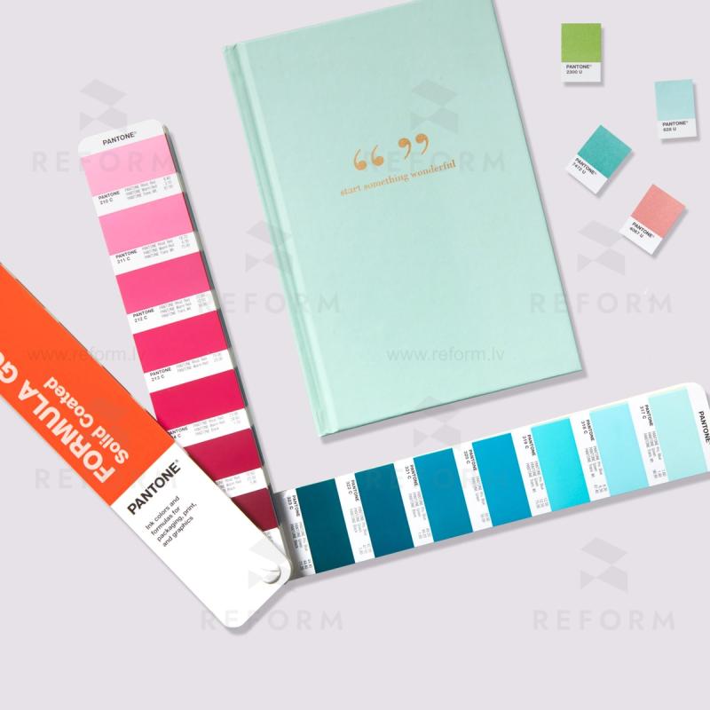 Pantone GP1601B Formula Guide - Coated  krāsu katalogs
