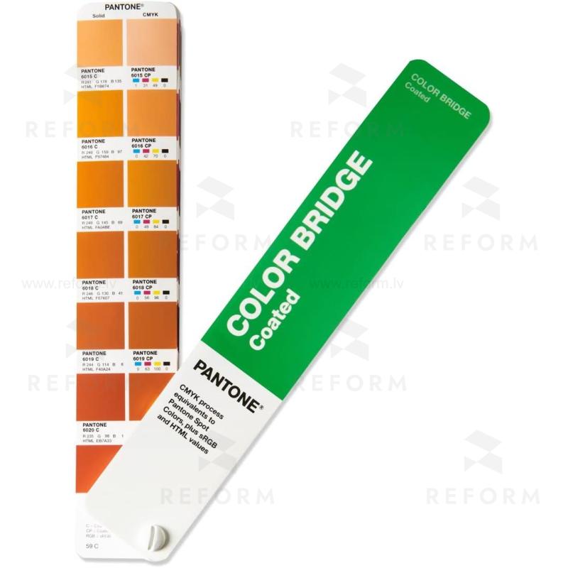 PANTONE Bridge Guide GG6103B - Coated color fan in chromatic color arrangement