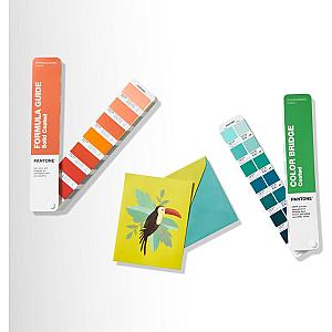 PANTONE GP6205B Coated Combo – divu vēdekļu komplekts (Formula Guide & Color Bridge)